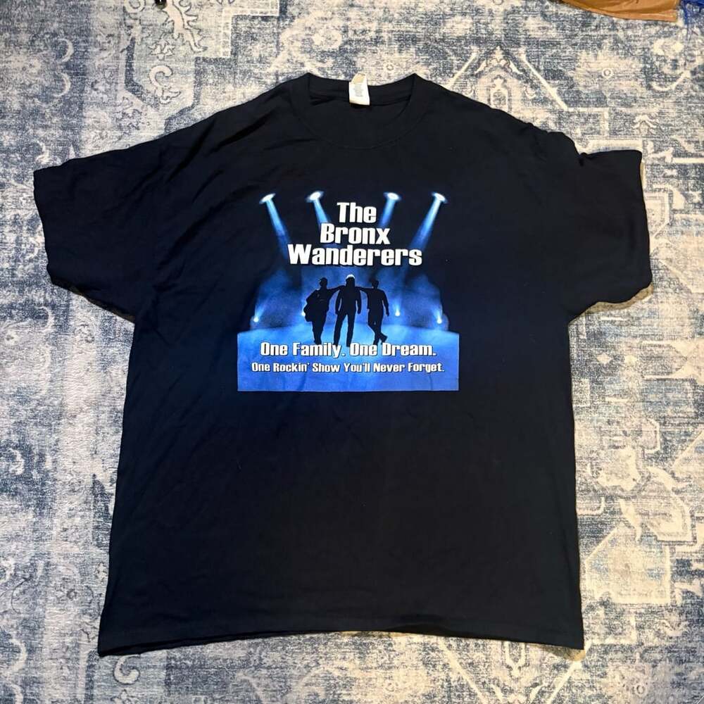 Gildan The Bronx Wanderers T-Shirt Size XL Black Ultra Cotton Concert Merch